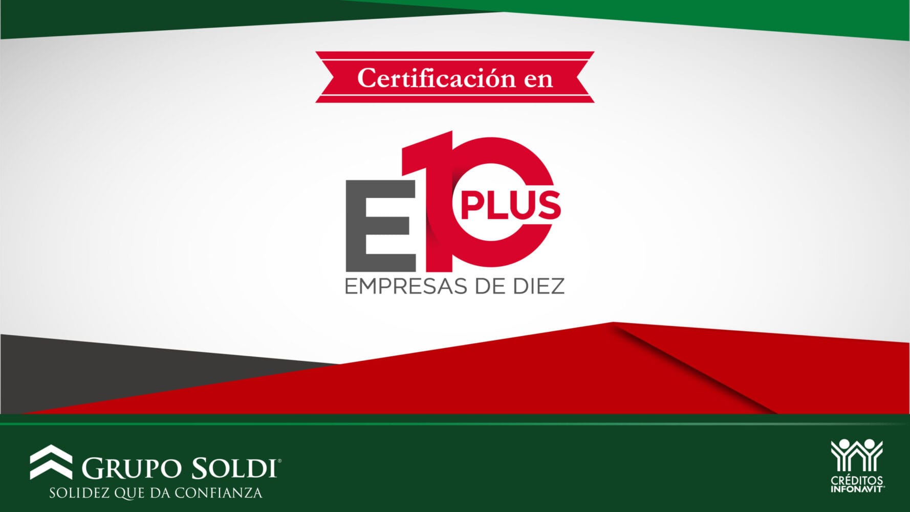 Imagen del artículo: Reconoce Infonavit como “Empresa de Diez”