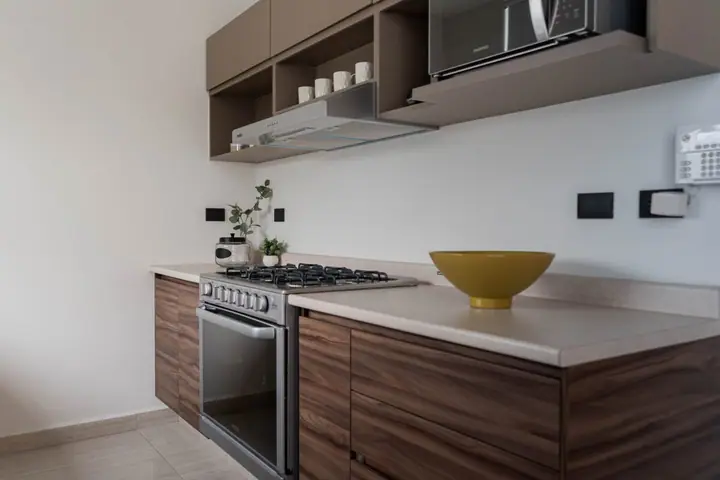 Cocina del modelo NEIVA en Reserva San Matías, Aguascalientes
