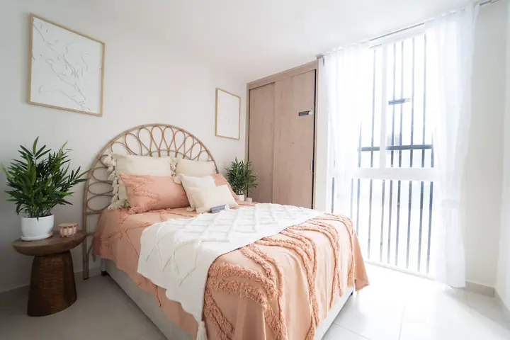 Recámara del modelo MONDRAGÓN en Landa Residencial, Aguascalientes