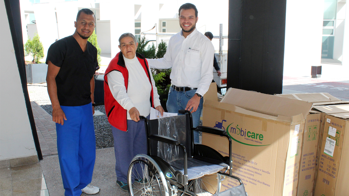 Dona Grupo Soldi® nuevo equipo a Hospital Hidalgo.