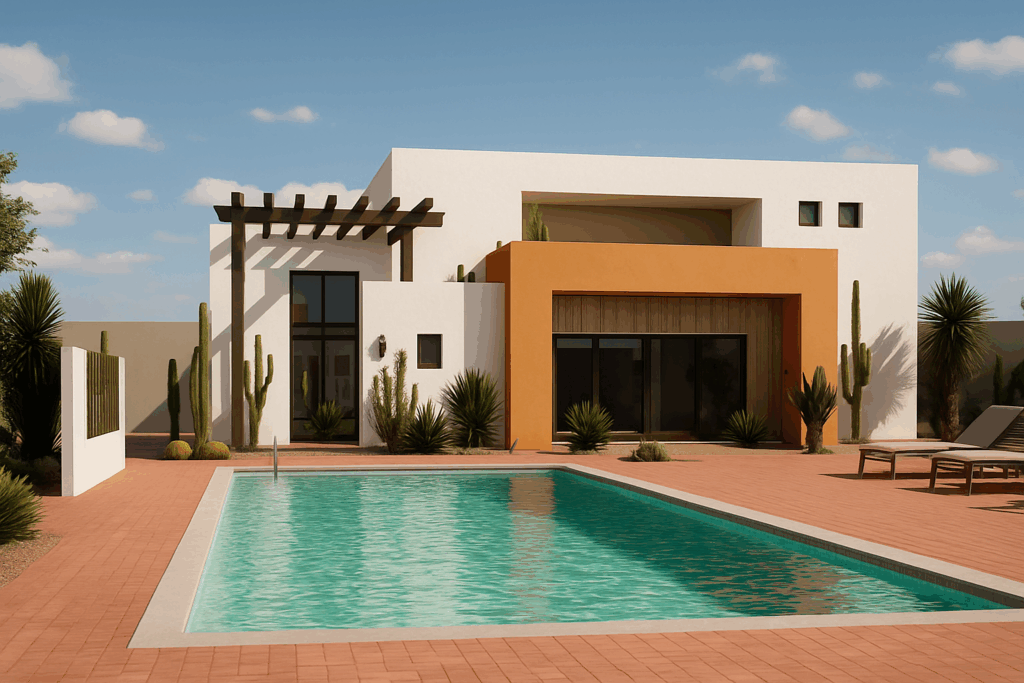 Alberca en fraccionamiento Granna, ideal para inversión en Aguascalientes.